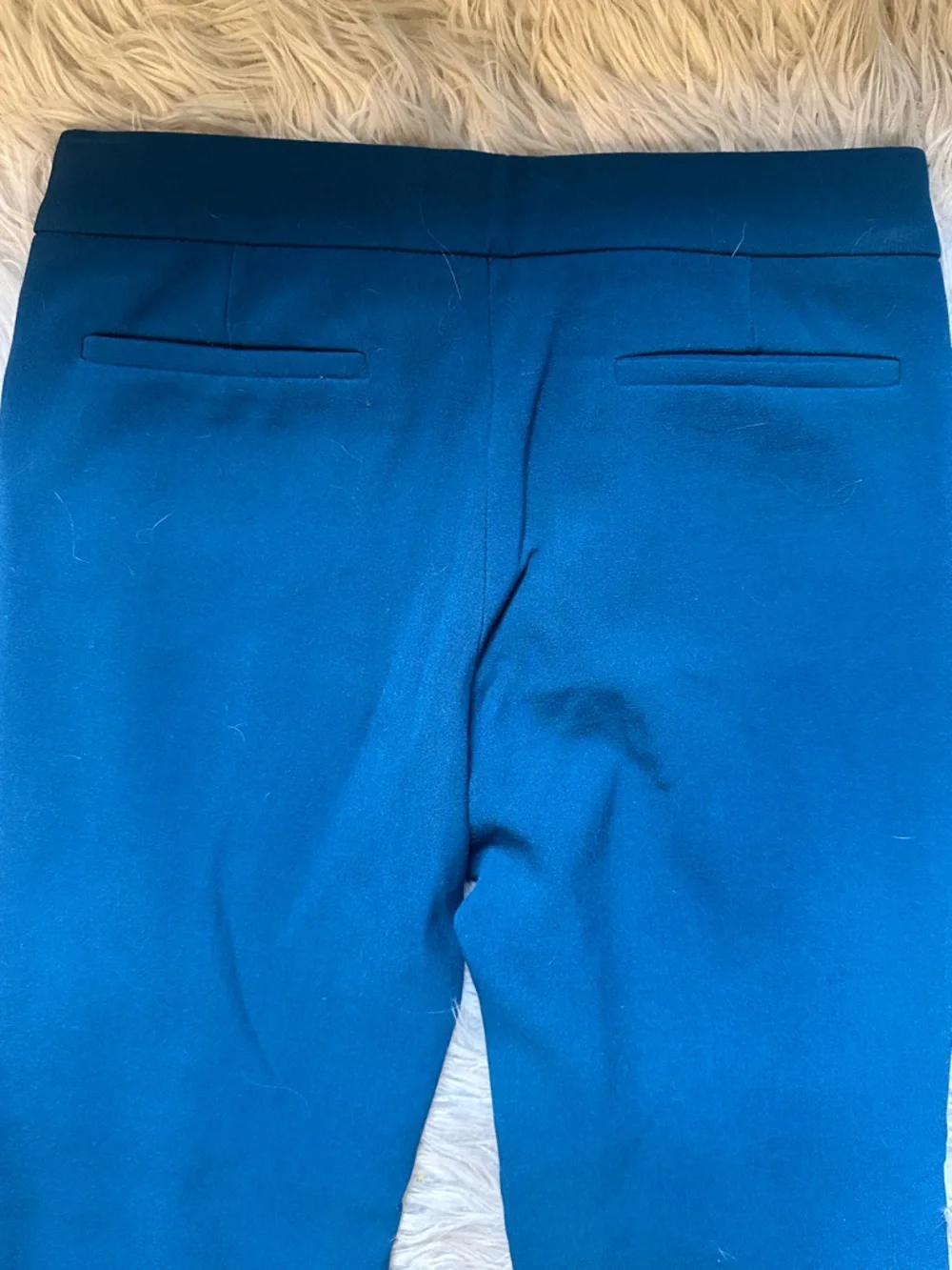 Vertigo Teal Stretch Ponte Flare Pants - Picture 5 of 5